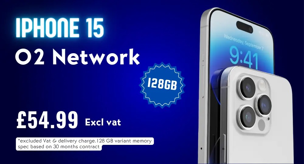 You are currently viewing O2 Network IPHONE 15 128GB