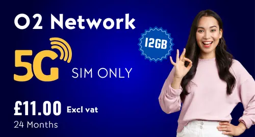 Read more about the article O2 SIM ONLY  Promo 12GB